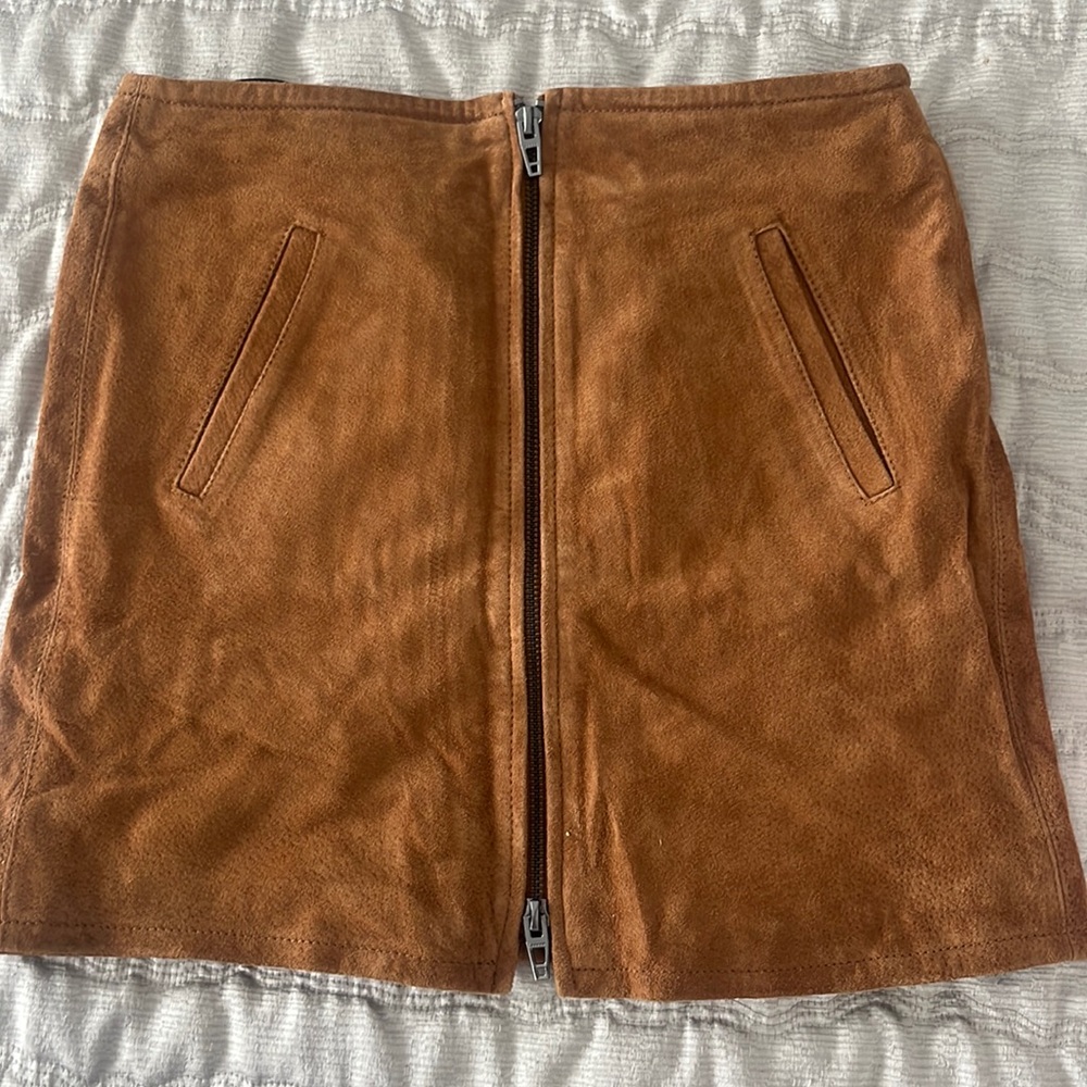 BlankNYC faux leather skirt